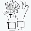 Junior Goalkeeper Gloves | T1TAN Beast 3.0 Mysmu